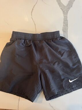 Nike Black Shorts with White Swoosh